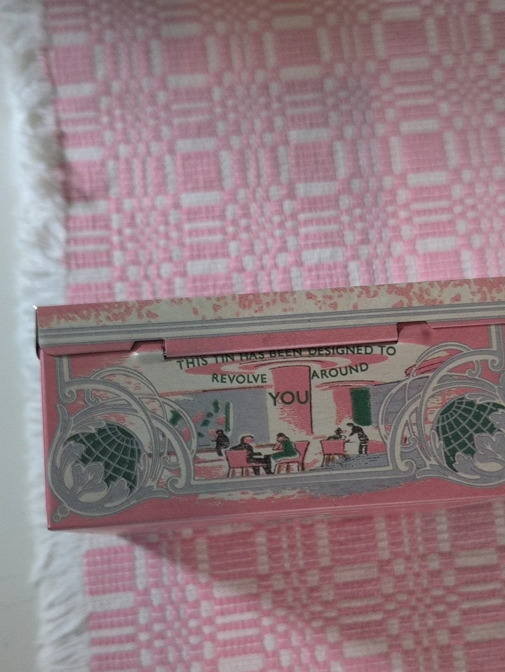 World Class Junk Pink Decorative Trinket Vintage Style Box